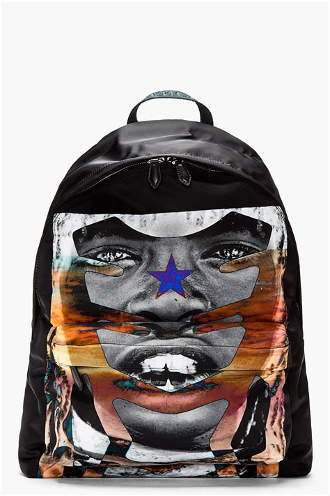 givenchy printed leather backpack|Givenchy size chart.